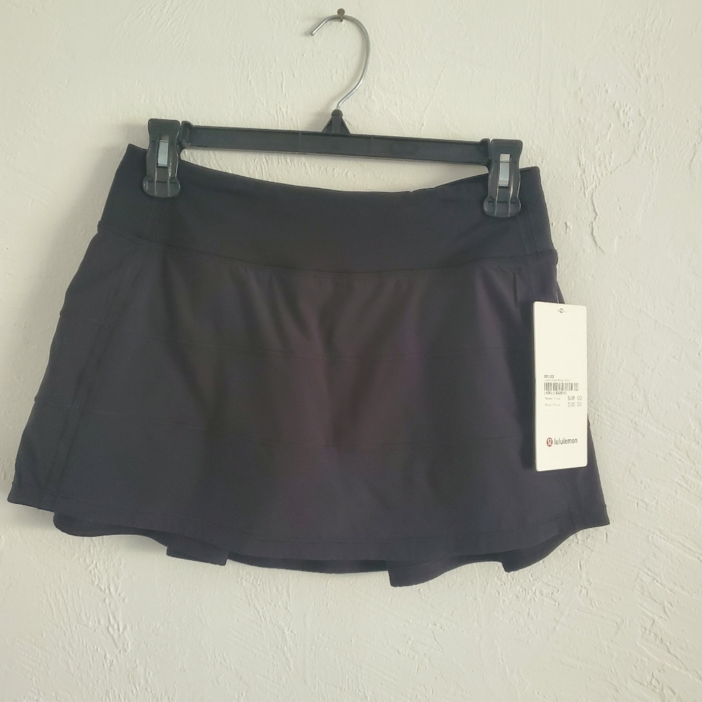Lululemon black tennis skirt